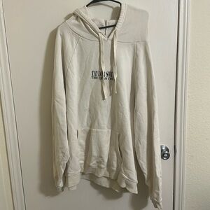 NWOT Taylor Swift The Eras Tour Hoodie in Cream 3XL